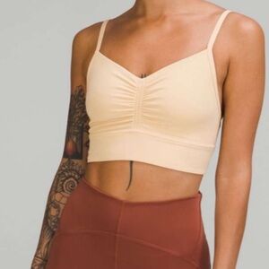 Lululemon Nulu Front Gather Yoga Bra Prosecco 4